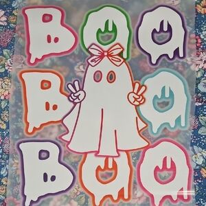 Colorful Ghost Party DTF